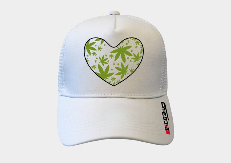 Cannabis Heart Cap - Image 3
