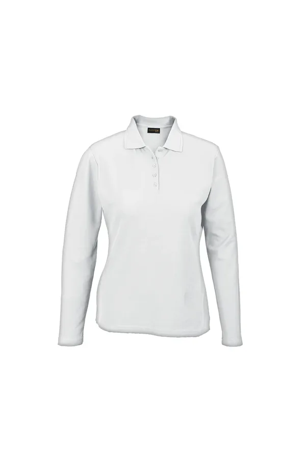 C63s 175g Pique Knit Long Sleeve Golfer Ladies