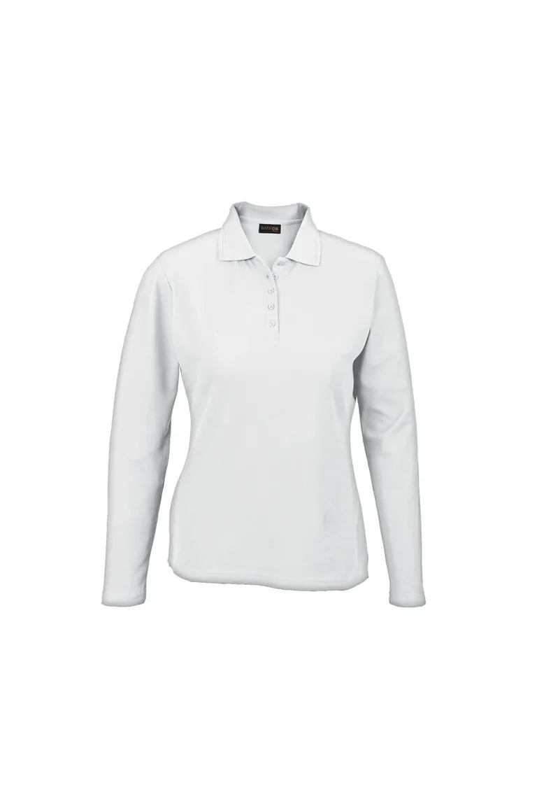 C63s 175g Pique Knit Long Sleeve Golfer Ladies