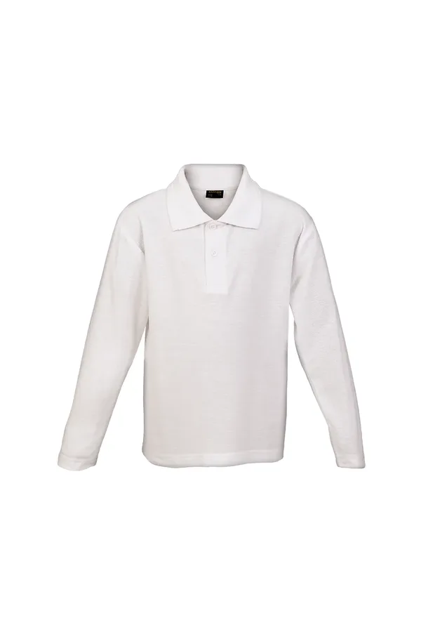 C63s 175g Pique Knit Long Sleeve Golfer Kiddies