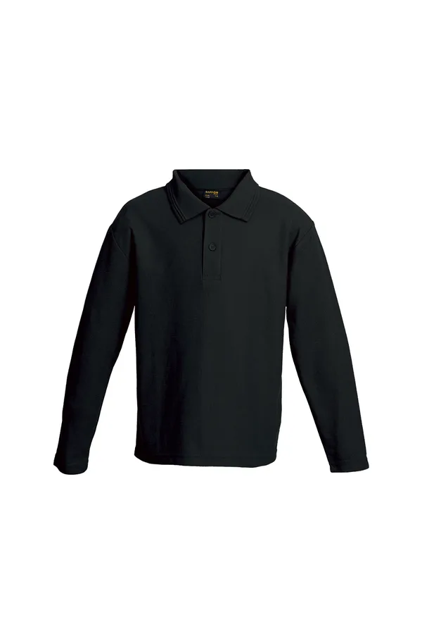 C63s 175g Pique Knit Long Sleeve Golfer Kiddies