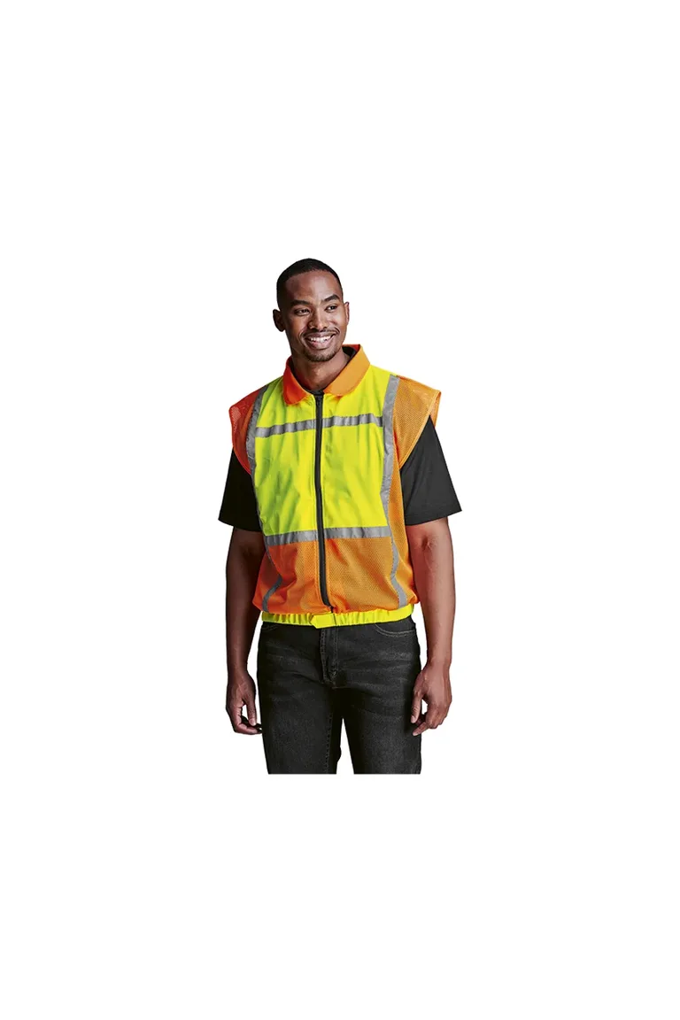 C63s Traffic Sleeveless Reflective Vest