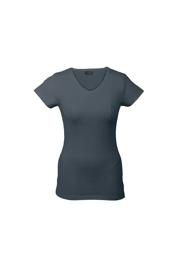 C63s 170g Slim Fit V-Neck T-Shirt Ladies