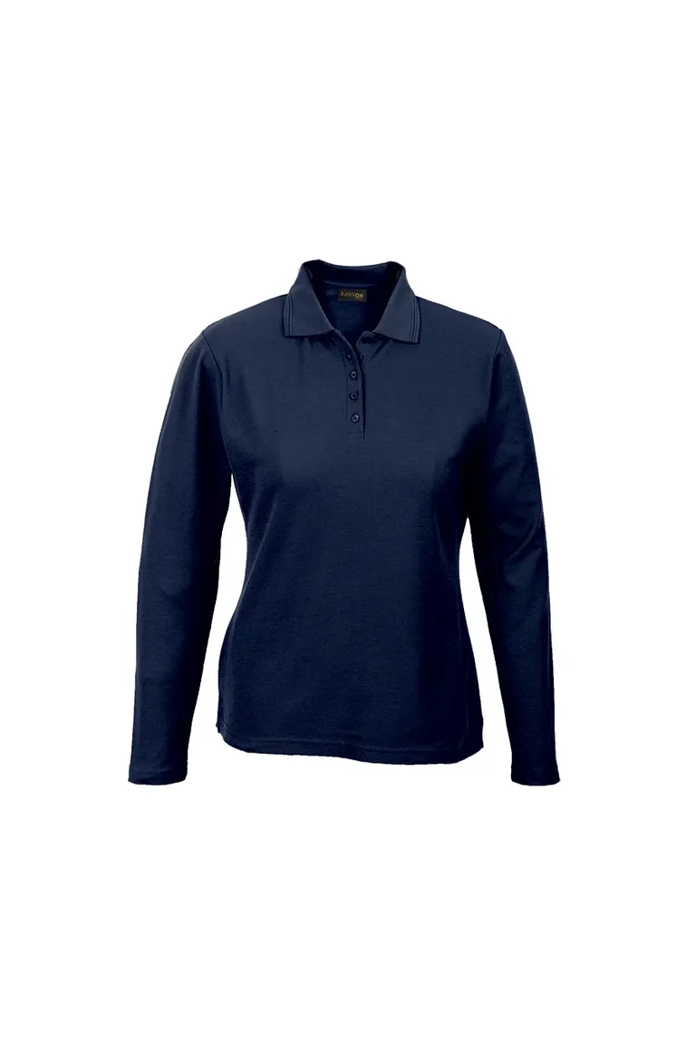 C63s 175g Pique Knit Long Sleeve Golfer Ladies