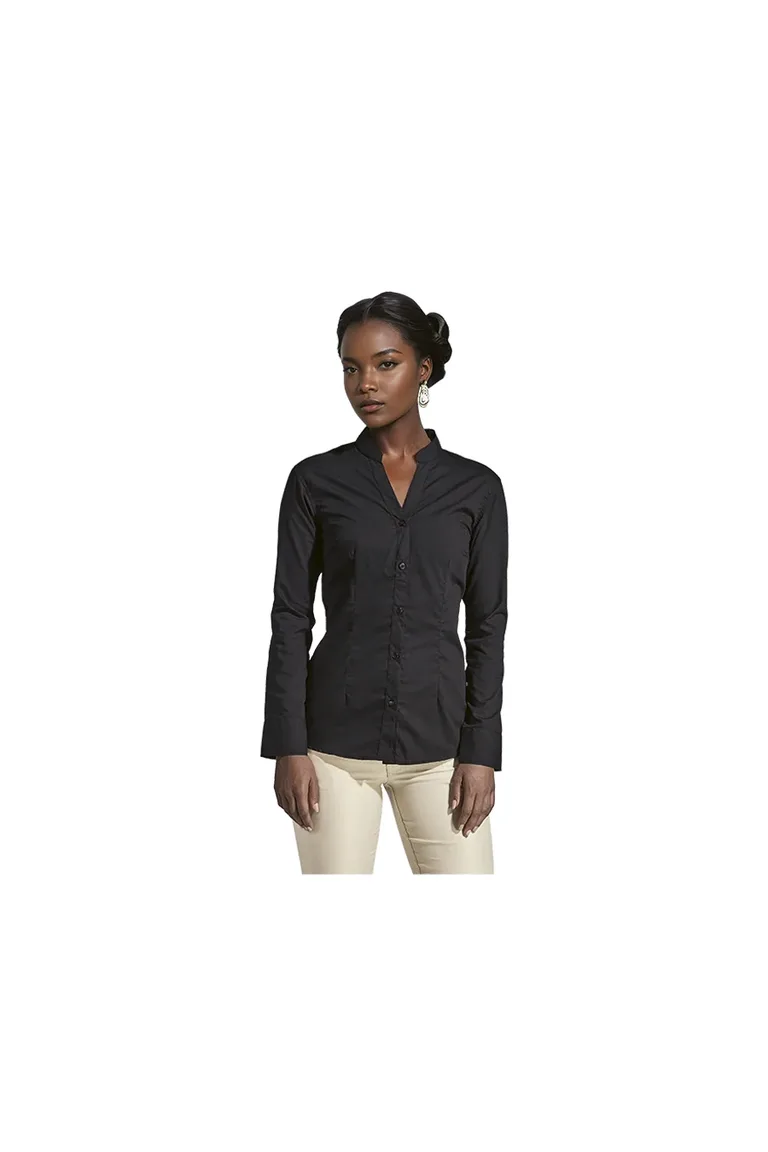 C63s Barista Blouse Long Sleeve Ladies