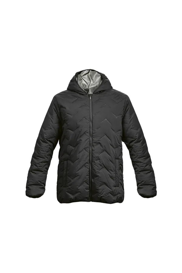 C63s Mock-Quilt Hooded Puffer Mens