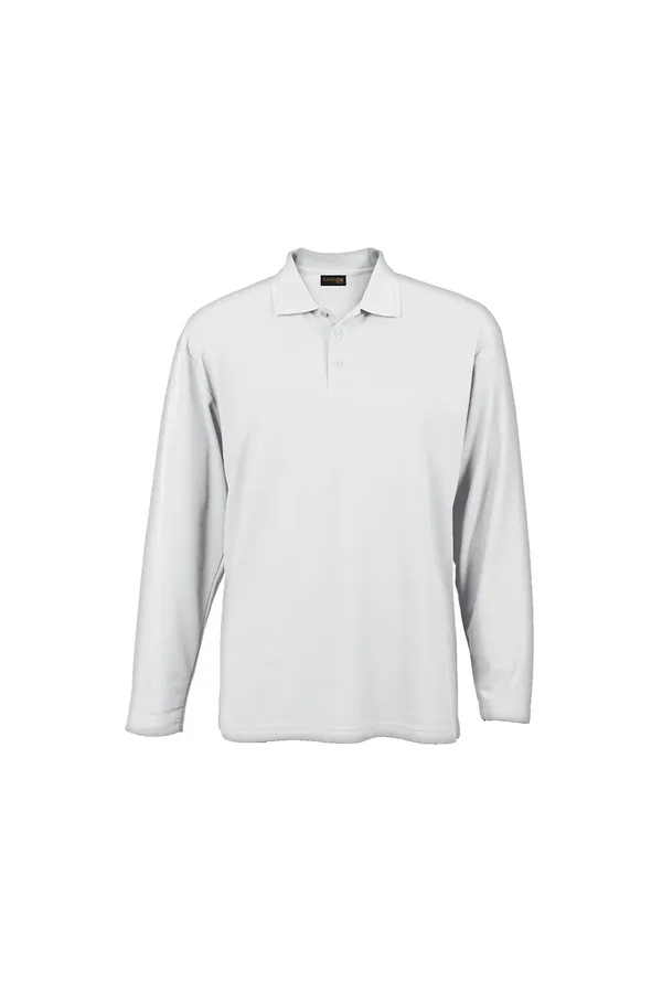 C63s 175g Pique Knit Long Sleeve Golfer Mens