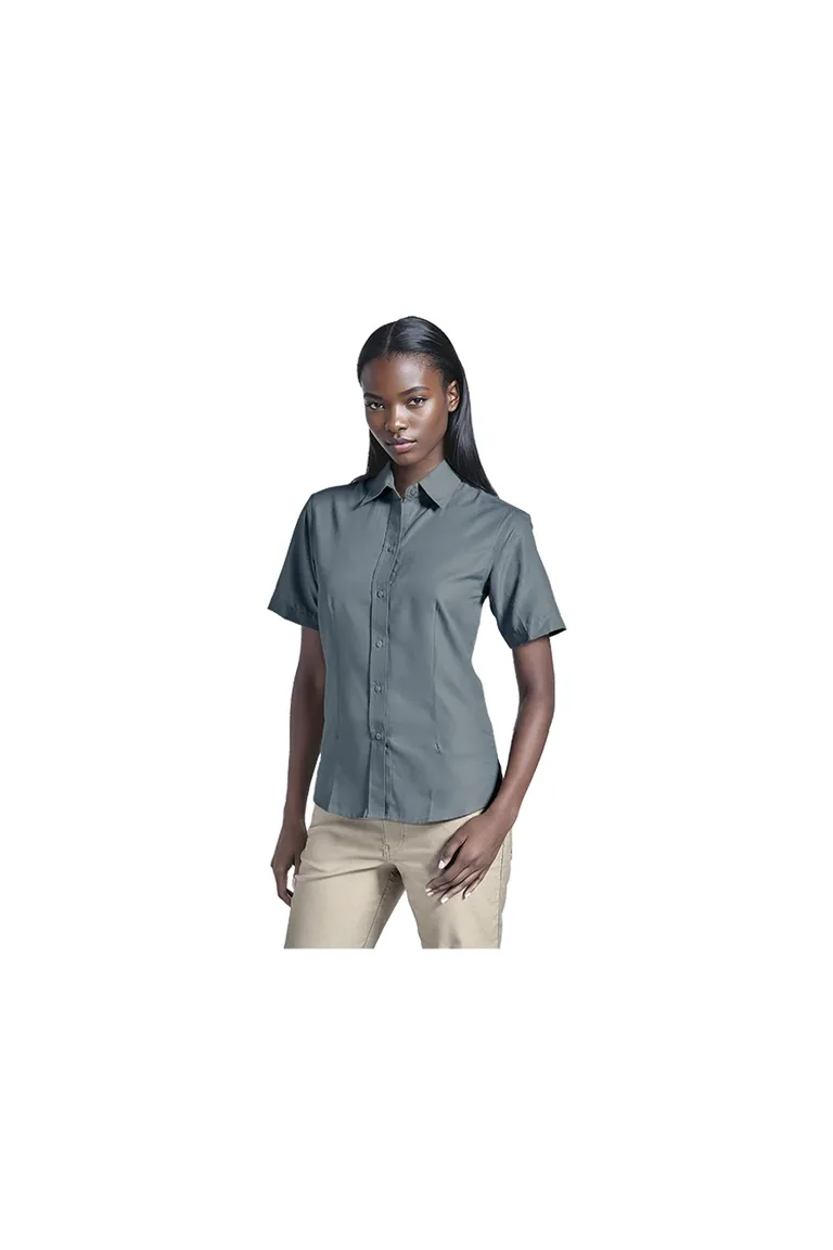 C63s Easy Care Blouse Short Sleeve Ladies