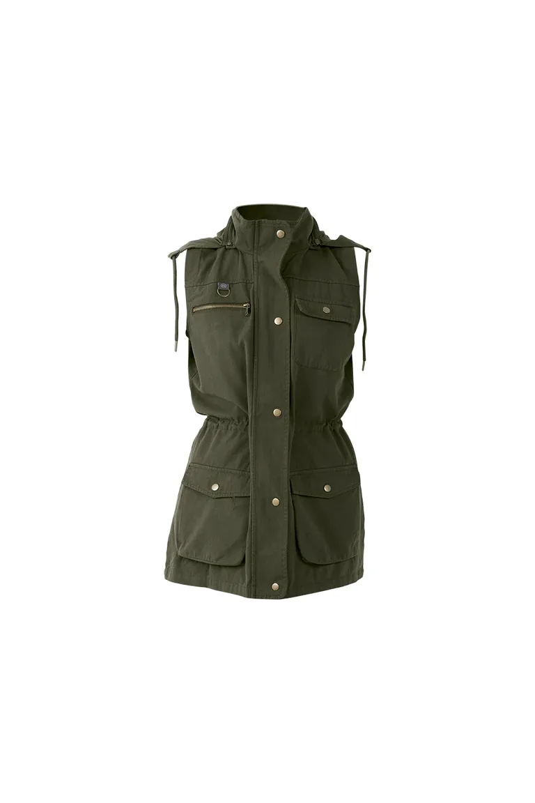 C63s Heritage Sleeveless Utility Jacket Ladies