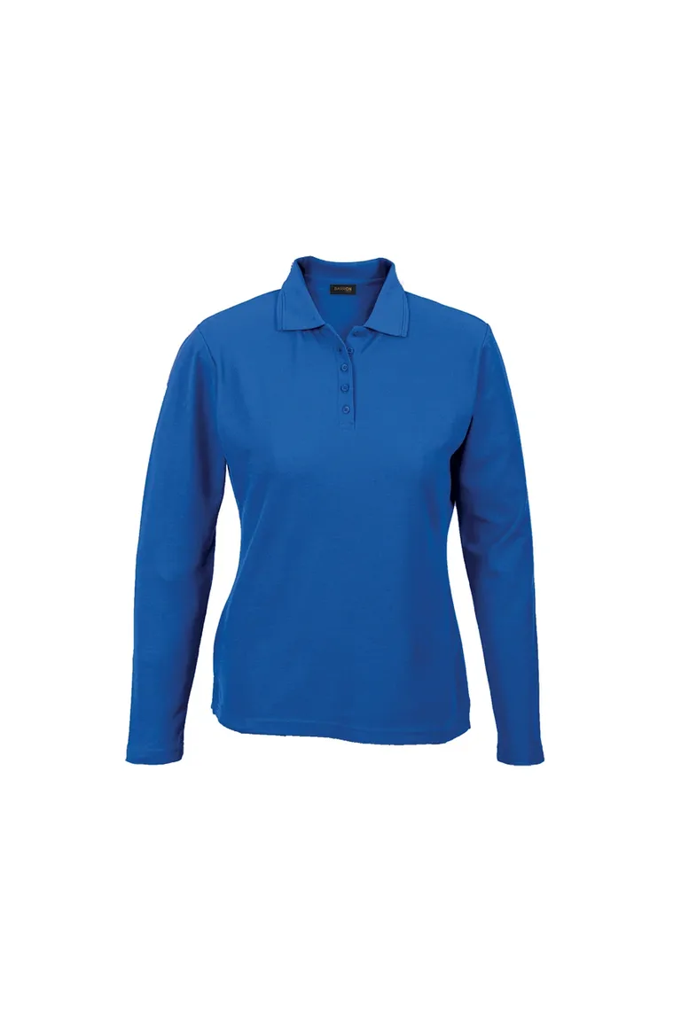 C63s 175g Pique Knit Long Sleeve Golfer Ladies