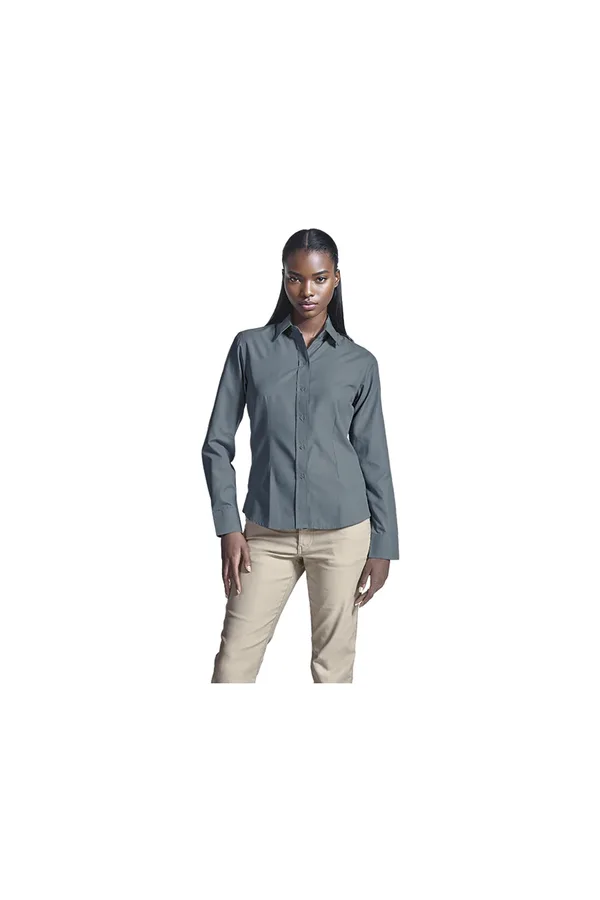 C63s Easy Care Blouse Long Sleeve Ladies