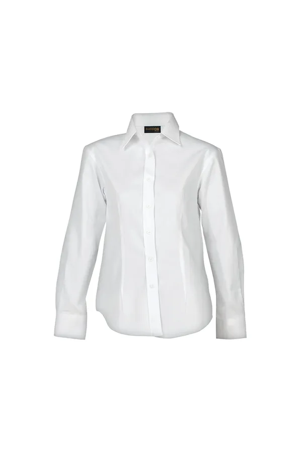 C63s Brushed Cotton Twill Blouse Long Sleeve Ladies