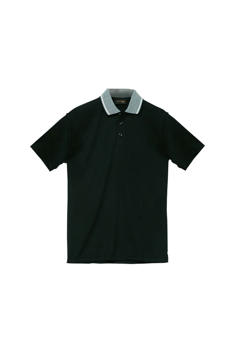 C63s Jacquard Collar Golfer Mens