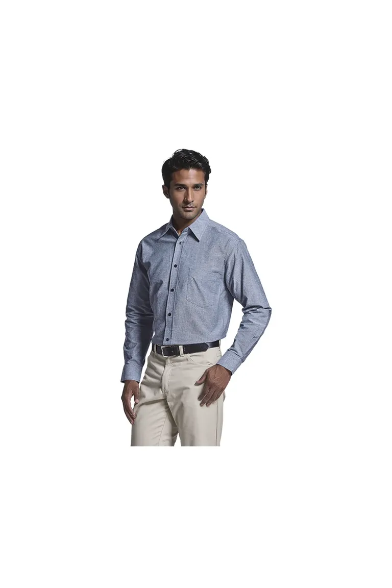 C63s Oxford Lounge Long Sleeve Mens