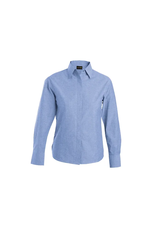 C63s Oxford Blouse Long Sleeve Ladies