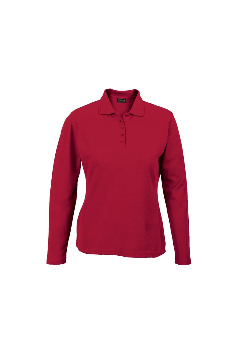 C63s 175g Pique Knit Long Sleeve Golfer Ladies