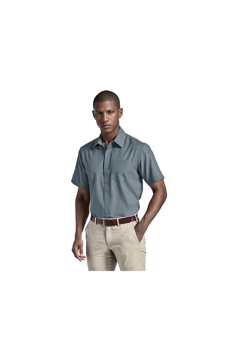 C63s Easy Care Lounge Shirt Short Sleeve Mens