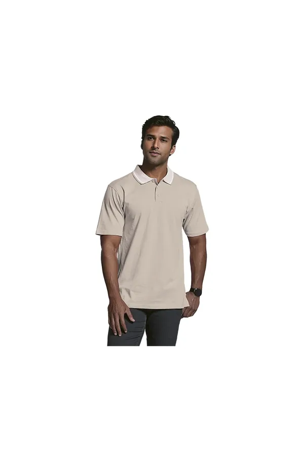 C63s Jacquard Collar Golfer Mens