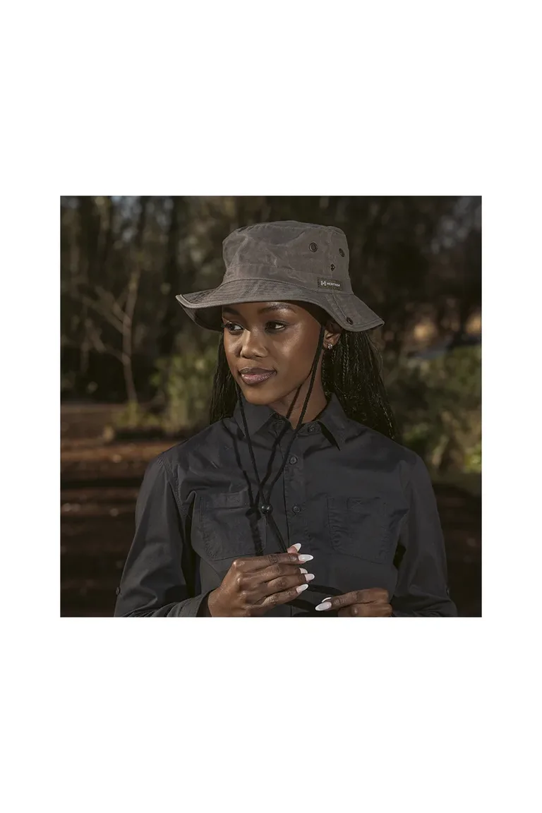 C63s Heritage Washed Oil Skin Outdoor Hat