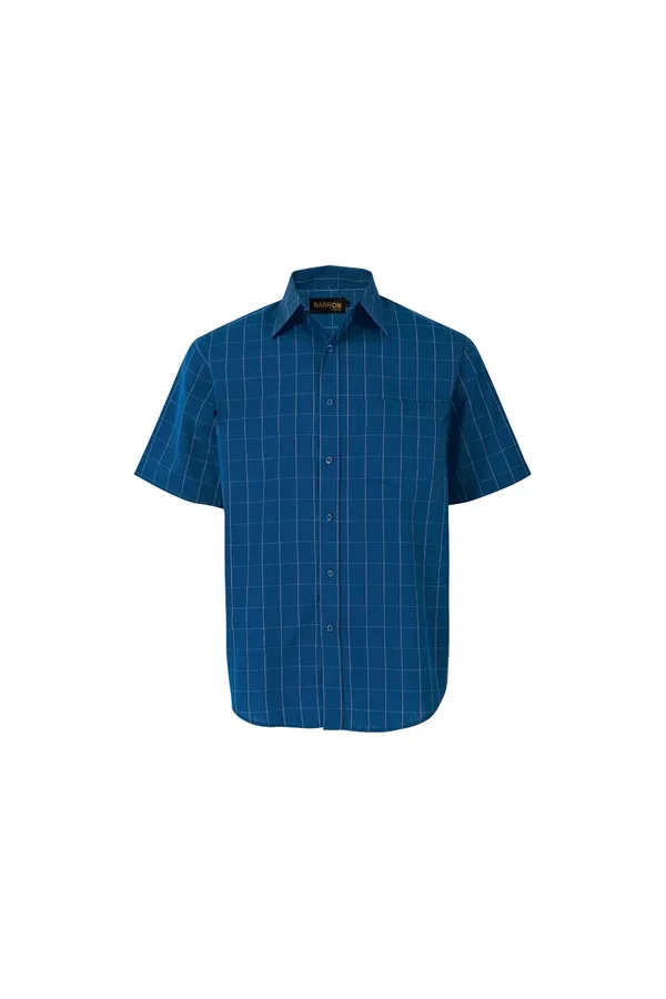 C63s Metro Check Lounge Short Sleeve