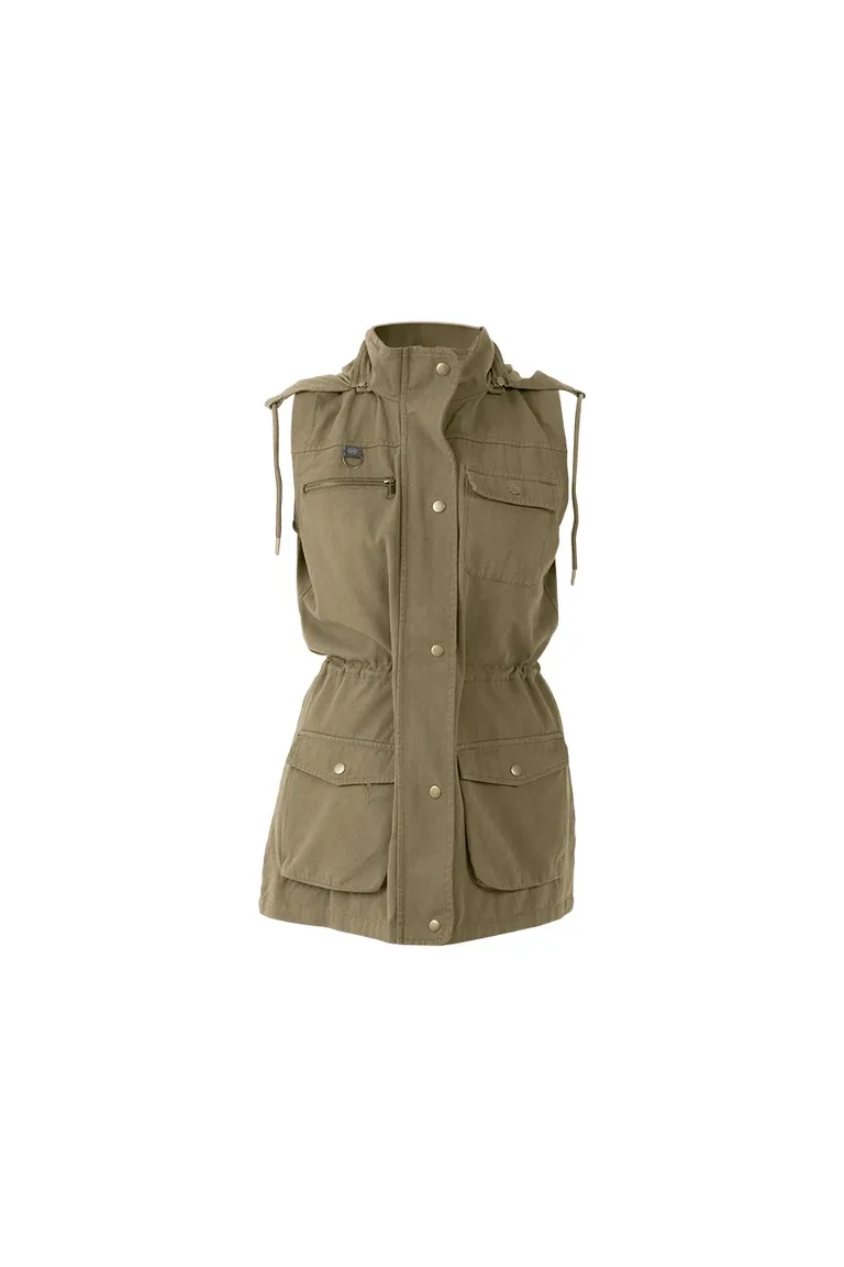 C63s Heritage Sleeveless Utility Jacket Ladies