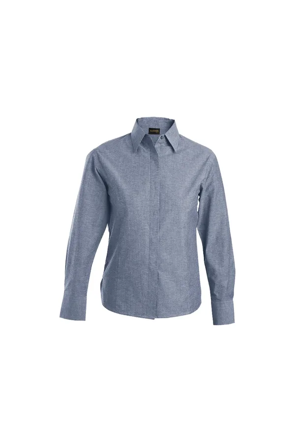 C63s Oxford Blouse Long Sleeve Ladies