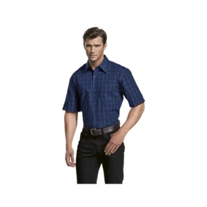 C63s Metro Check Lounge Short Sleeve