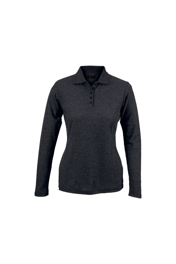 C63s 175g Pique Knit Long Sleeve Golfer Ladies
