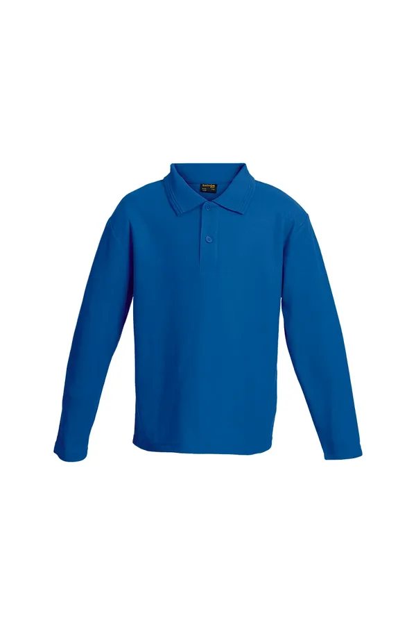C63s 175g Pique Knit Long Sleeve Golfer Kiddies