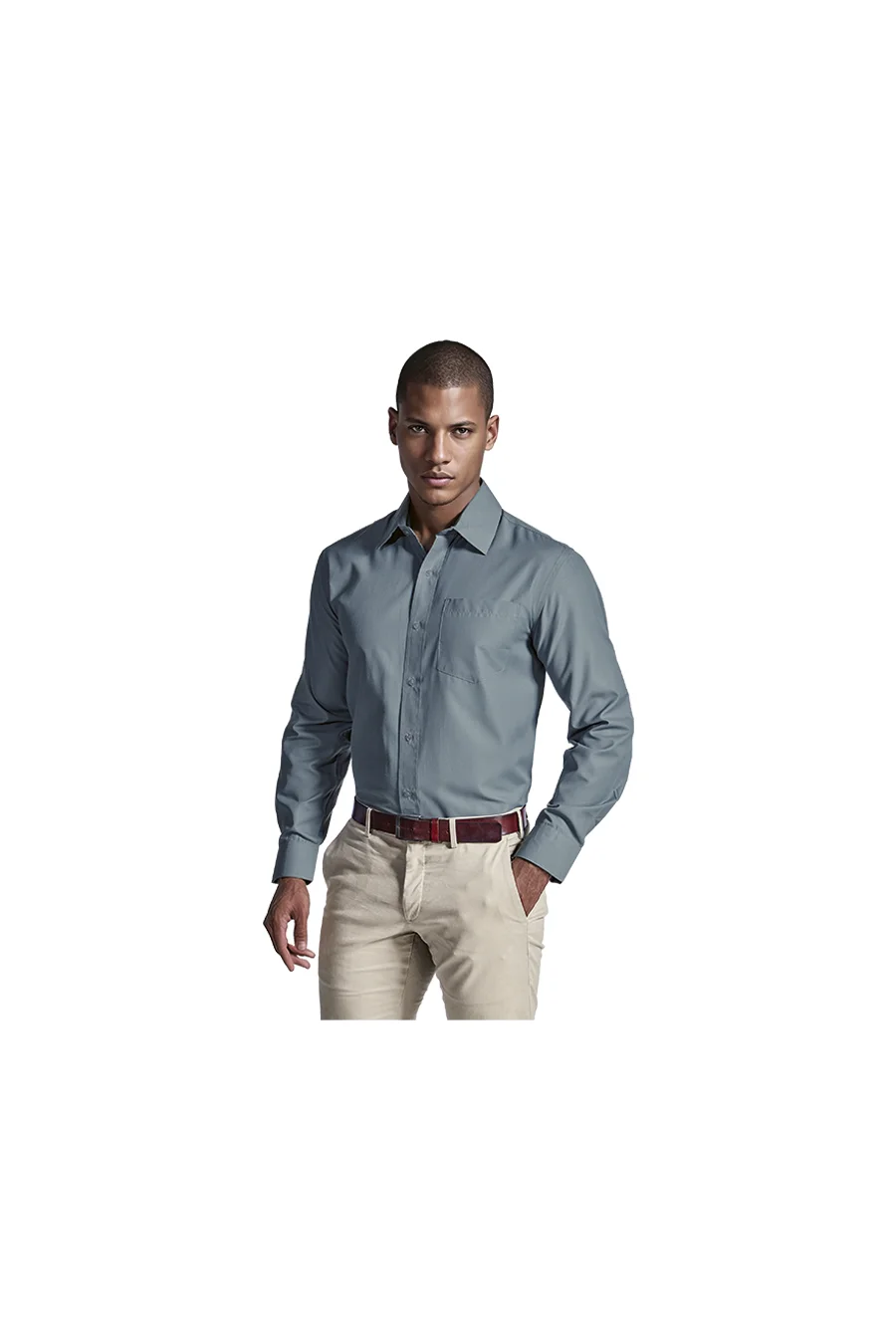 C63s Easy Care Lounge Shirt Long Sleeve Mens