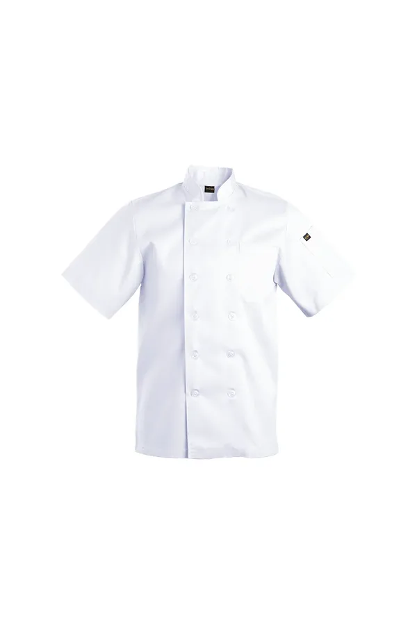 C63s Savona Short Sleeve Chef Jacket Mens
