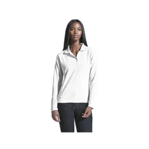 C63s 175g Pique Knit Long Sleeve Golfer Ladies