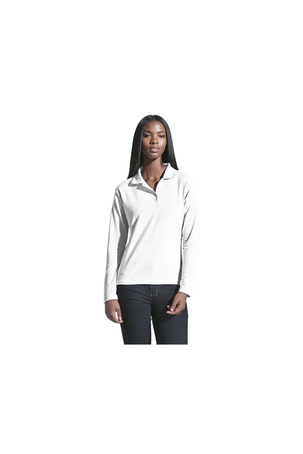 C63s 175g Pique Knit Long Sleeve Golfer Ladies