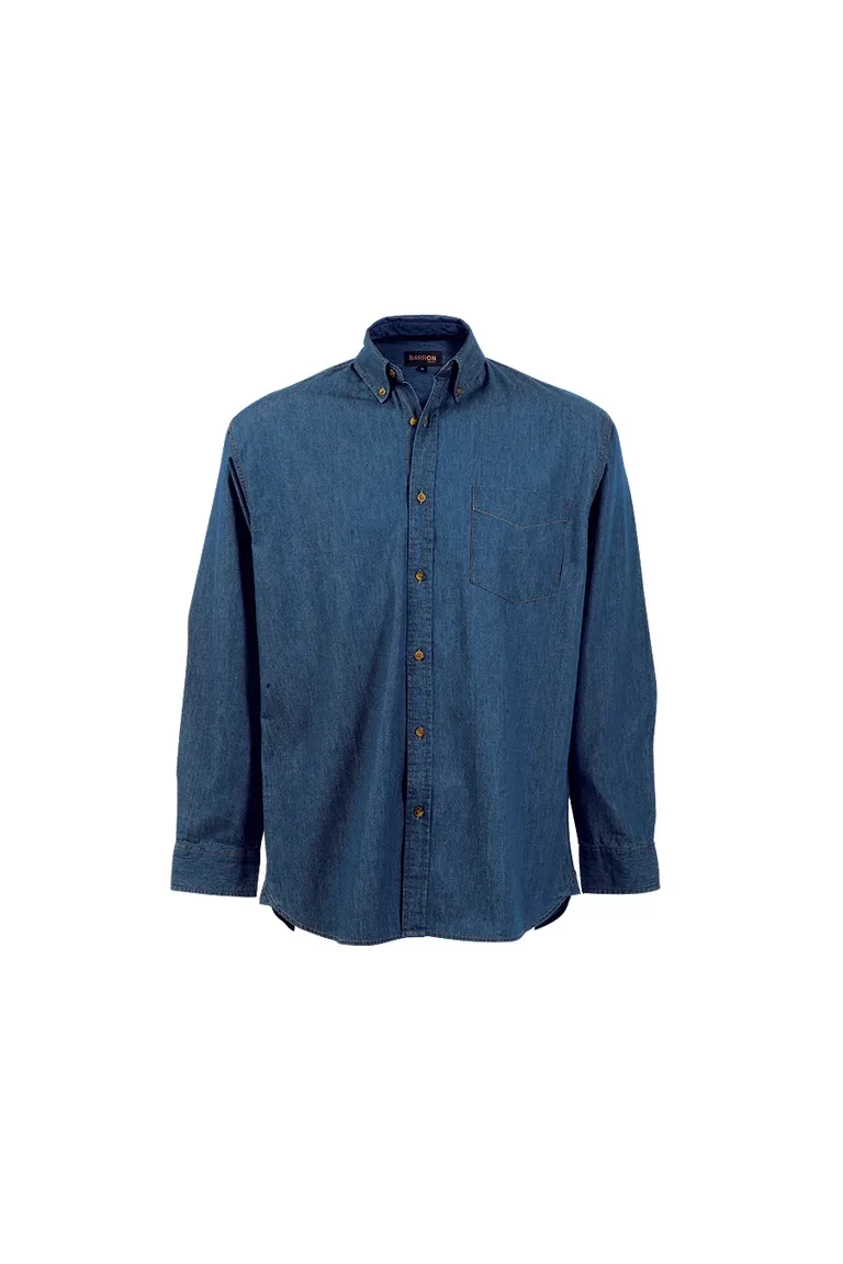 C63s Denver Denim Shirt Long Sleeve Mens