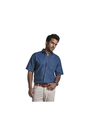 C63s Denver Denim Shirt Short Sleeve Mens