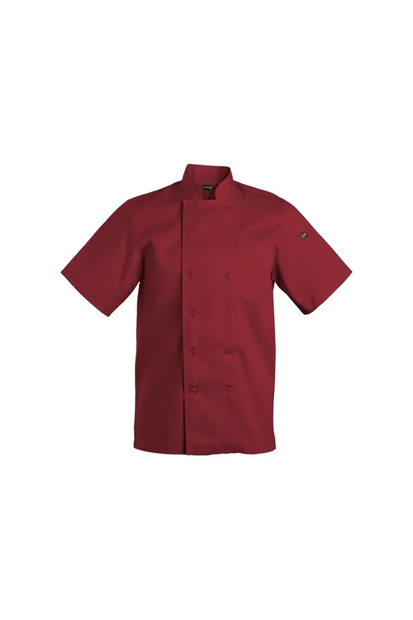 C63s Savona Short Sleeve Chef Jacket Mens