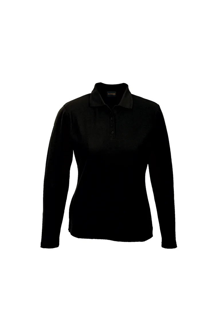 C63s 175g Pique Knit Long Sleeve Golfer Ladies