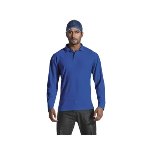 C63s 175g Pique Knit Long Sleeve Golfer Mens