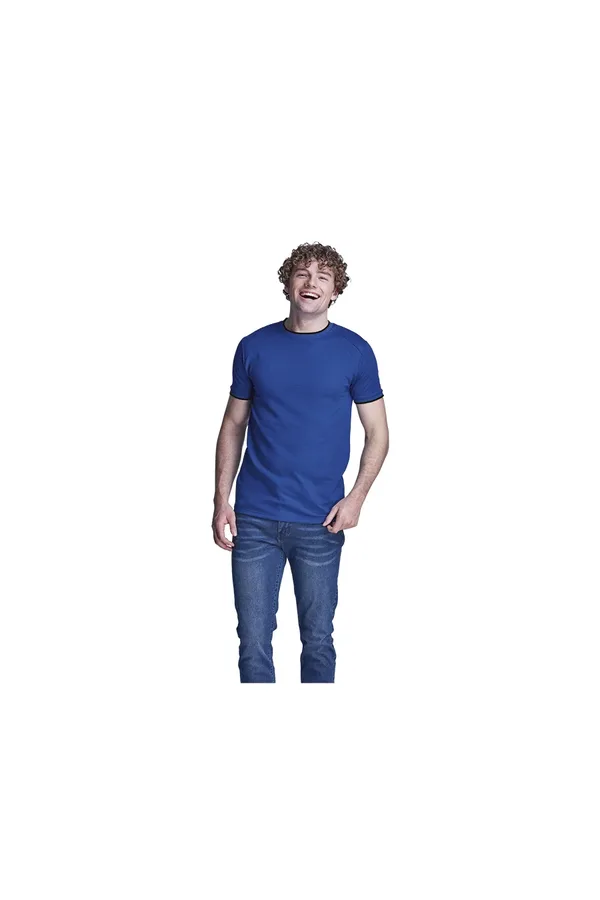 C63s 175g Ringer T-Shirt Polyester Eyelet
