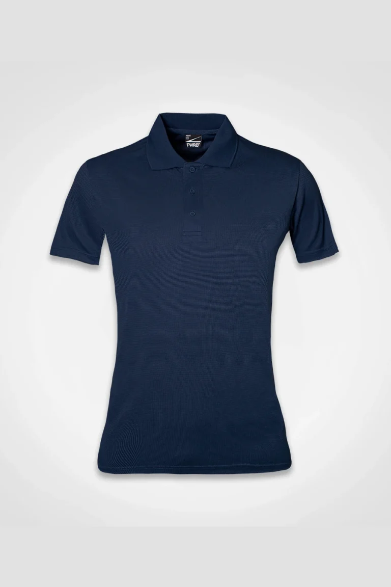 C63s Ladies Team Polo in Navy — plain front view