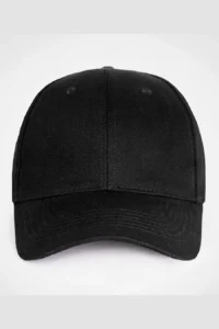 C63s Everyday Six-Panel Cap in Black — plain front view