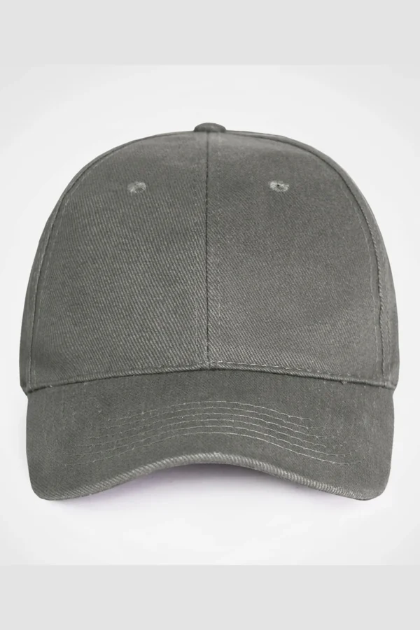 C63s Everyday Six-Panel Cap in Charcoal — plain front view