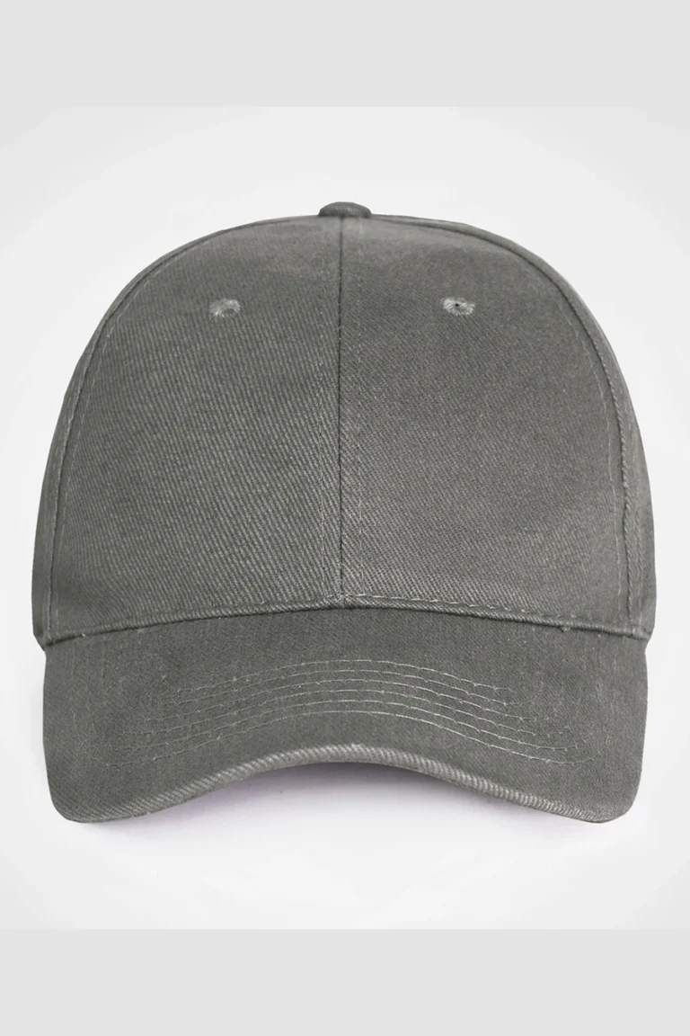 C63s Everyday Six-Panel Cap in Charcoal — plain front view
