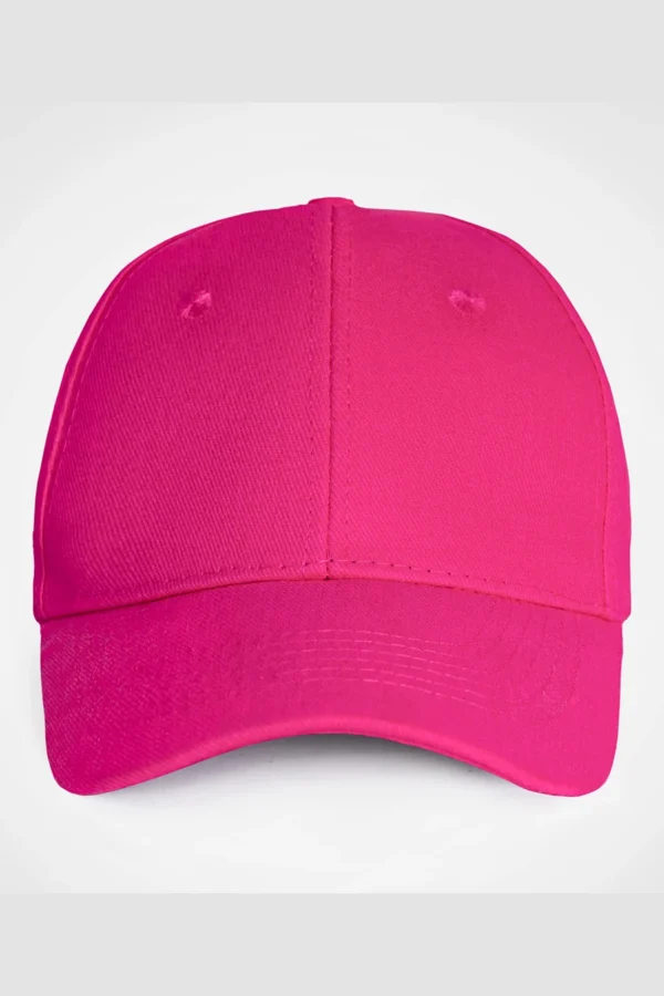 C63s Everyday Six-Panel Cap in Fuchsia — plain front view