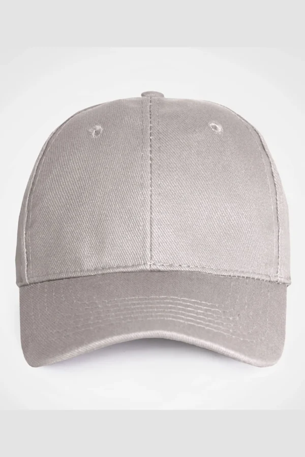 C63s Everyday Six-Panel Cap in Grey — plain front view