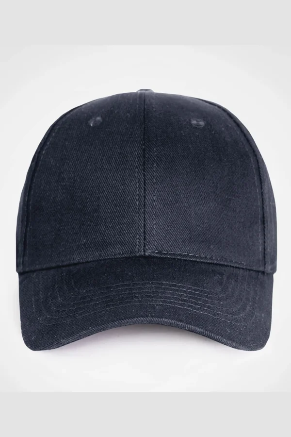 C63s Everyday Six-Panel Cap in Navy — plain front view