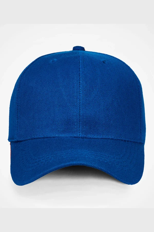C63s Six-Panel Cap in Royal — plain front view