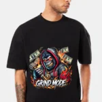 Grind Mode Graphic T-Shirt — model front view