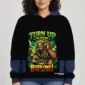 Turn Up and Burn One Pullover Hoodie — hover front view