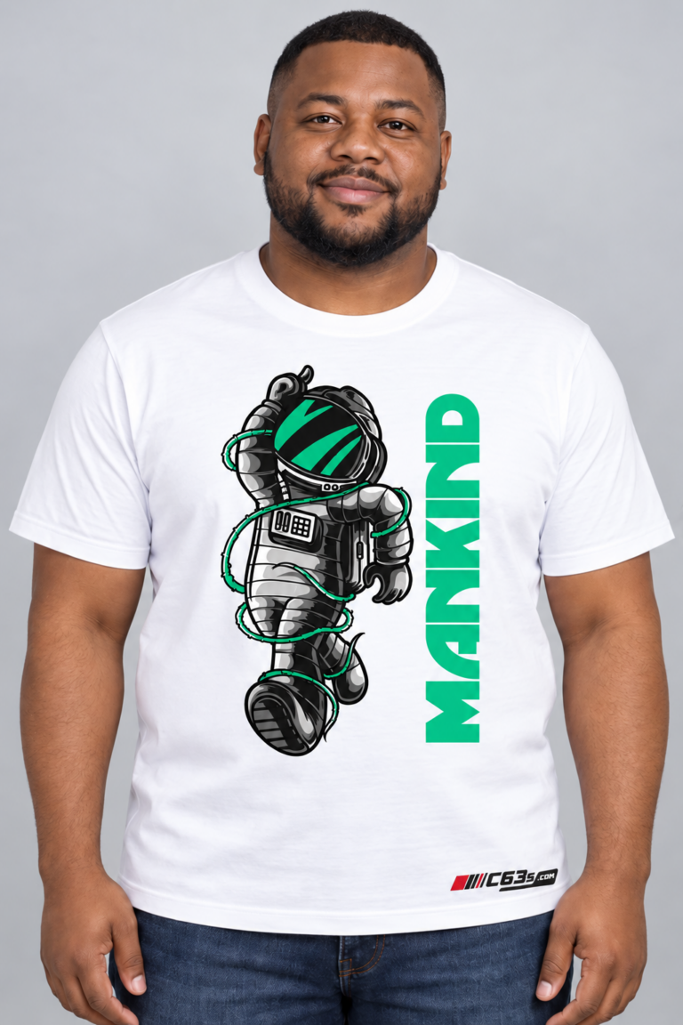 Mankind with embroidered C63s.com master logo